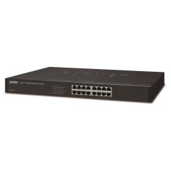 Planet GSW-1601 Switch, 16 x 10/100/1000, kov, rackmount