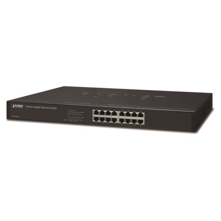 Planet GSW-1601 Switch, 16 x 10/100/1000, kov, rackmount