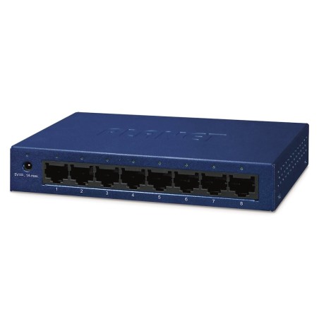 Planet switch GSD-803 10/100/1000 (8X1000BASE-T), EUP, 802.3AZ, kov
