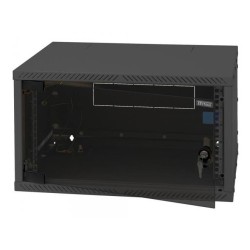 Triton 19" rozvaděč jednodílný 4U/400mm, rozebraný DeltaX plechové dveře, černý