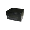 XtendLan 10" nástěnný rozvaděč 4U 350x280, nosnost 50 kg, dveře z plexiskla, svařovaný, černý