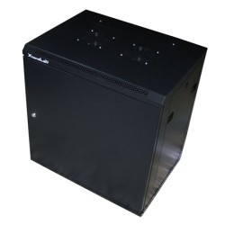 XtendLan 19" nástěnný rozvaděč 9U 600x450, nosnost 60kg, plné dveře, svařovaný,proti vykradení,černý