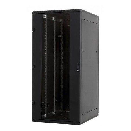 Triton 19" rozvaděč stojanový 42U/800x600, skleněné dveře, černý