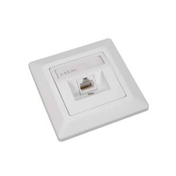 Solarix - zásuvka CAT5E UTP 1 x RJ45 pod omítku bílá