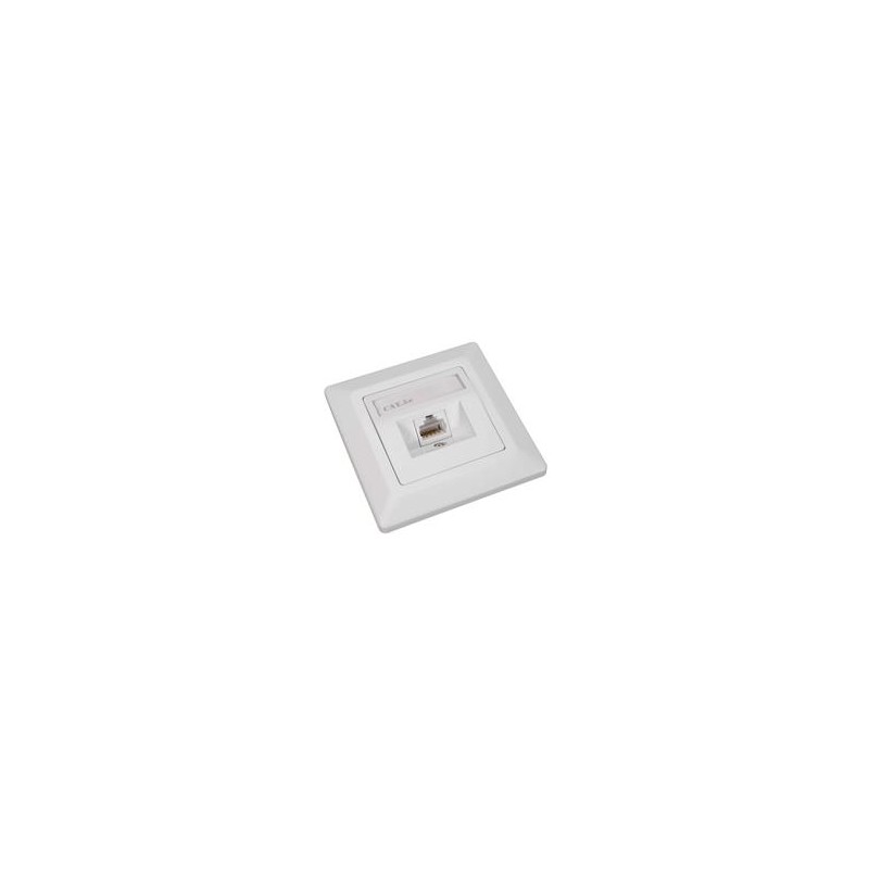 Solarix - zásuvka CAT5E UTP 1 x RJ45 pod omítku bílá