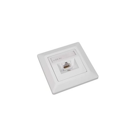 Solarix - zásuvka CAT5E UTP 1 x RJ45 pod omítku bílá