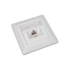 Solarix - zásuvka CAT5E UTP 1 x RJ45 pod omítku bílá
