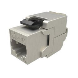 Solarix - samořezný keystone CAT6A, STP, RJ45