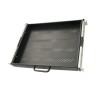 XtendLan 19" výsuvná police s perforací 1U/350mm, nosnost 45kg, černá