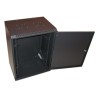 XtendLan 19" nástěnný rozvaděč 22U 600x450, nosnost 60kg, plné dveře, svařený, proti vykradení,černý