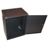 XtendLan 19" nástěnný rozvaděč 15U 600x450, nosnost 60kg, plné dveře, svařený, proti vykradení,černý