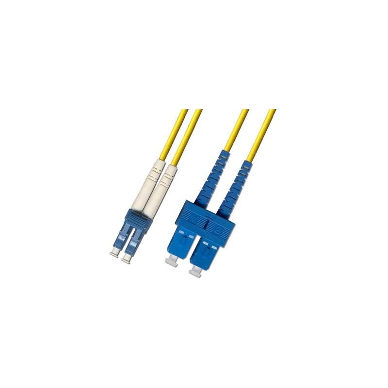 ADEX optický patch cord, 50/125 OM3, LC-SC, 10m, duplex
