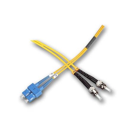 ADEX optický patch cord, SCupc/STupc, SM 9/125, Duplex, 2m