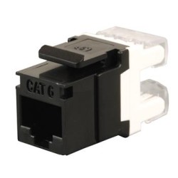 Solarix - keystone CAT6 UTP RJ45 černý