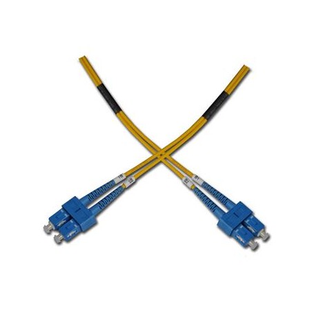 ADEX optický patch cord, SCupc/SCupc, SM 9/125, Duplex, 15m