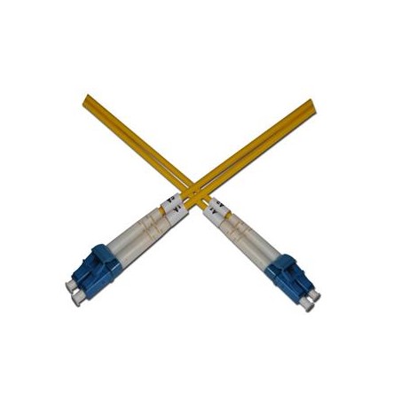 ADEX optický patch cord, LCupc/LCupc, SM 9/125, Duplex, 0,25m