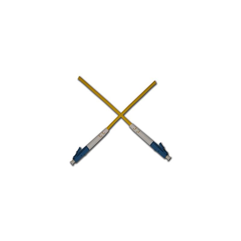 ADEX optický patch cord, LCupc/LCupc, SM 9/125, 2mm, Simplex, 2m