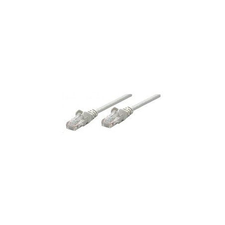 Intellinet patch kabel, Cat6 Certified, CU, UTP, PVC, RJ45, 0,5m, šedý