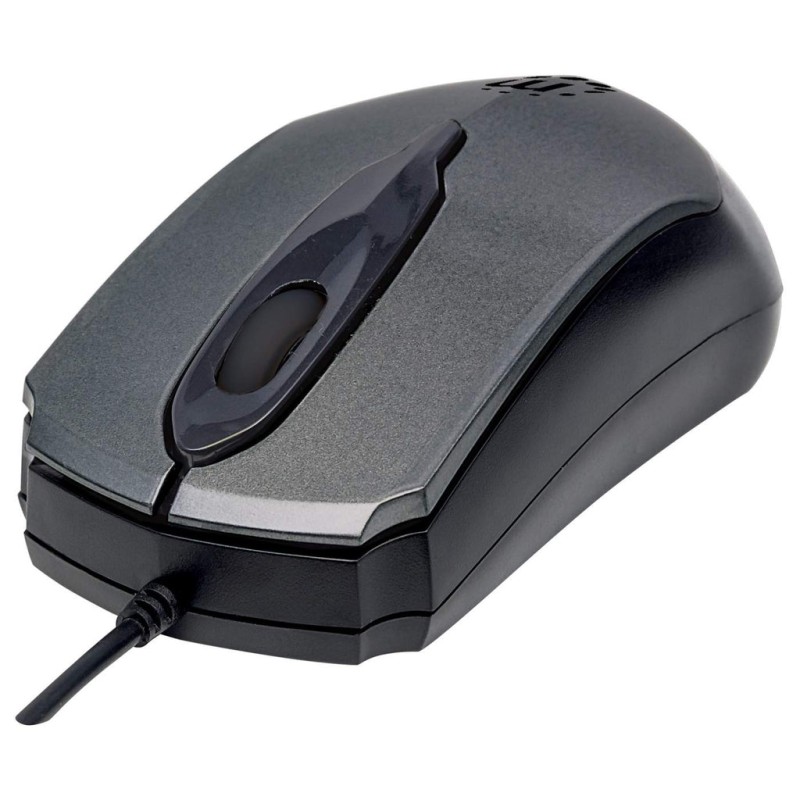 Manhattan Myš Edge, USB optická, 1000 dpi, šedá