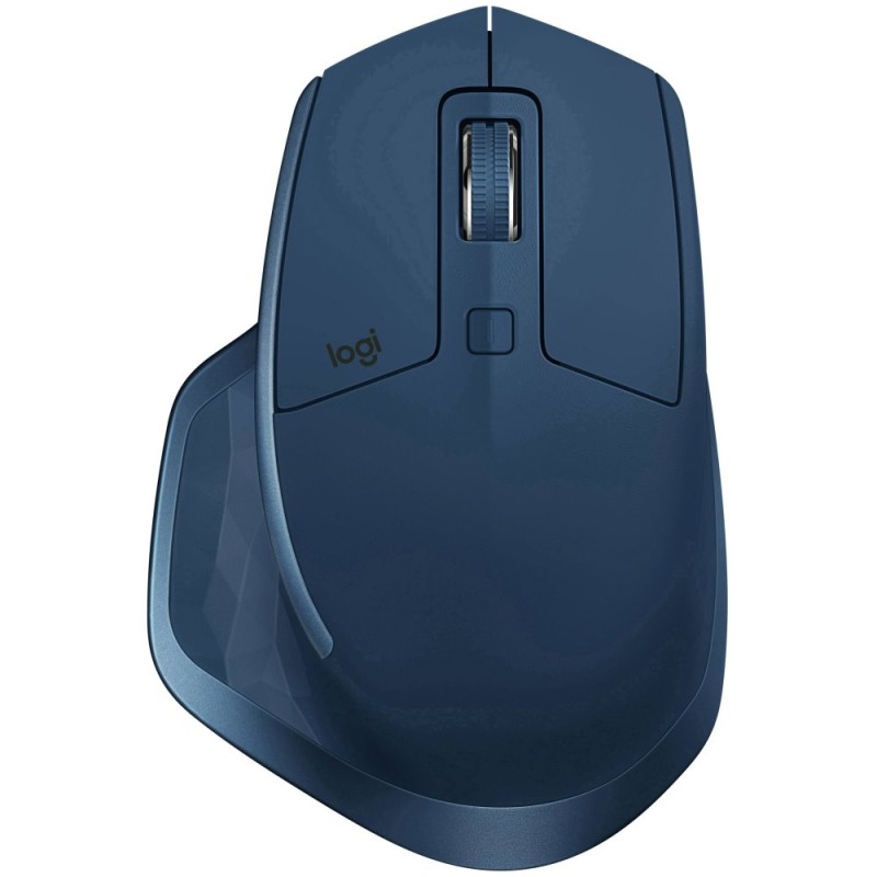 Logitech myš MX Master 2S, Darkfield, laserová, 7 tlačítek, modrá, 200 - 4 000dpi