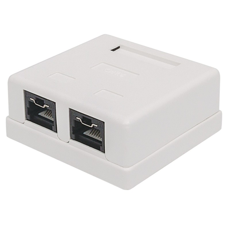 Intellinet zásuvka cat6 UTP 2 port na omítku