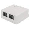 Intellinet zásuvka cat6 UTP 2 port na omítku