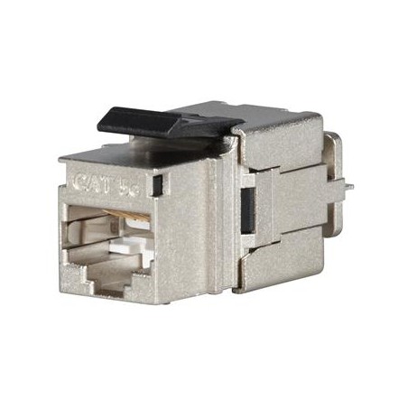 Solarix - keystone CAT5E STP RJ45 černý pro kleště