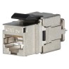 Solarix - keystone CAT5E STP RJ45 černý pro kleště