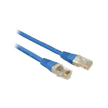 Solarix - patch kabel CAT5E UTP PVC 0,5m modrý non-snag proof