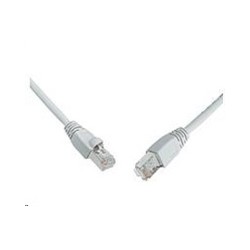 Solarix - patch kabel CAT6 SFTP PVC 0,5m šedý snag-proof