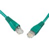 Solarix - patch kabel CAT5E UTP PVC 0,5m zelený non-snag proof