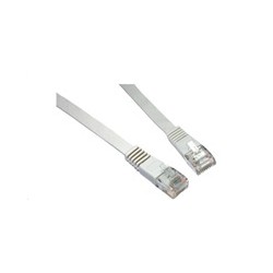 Solarix - patch kabel plochý CAT6 UTP LSOH 5m šedý