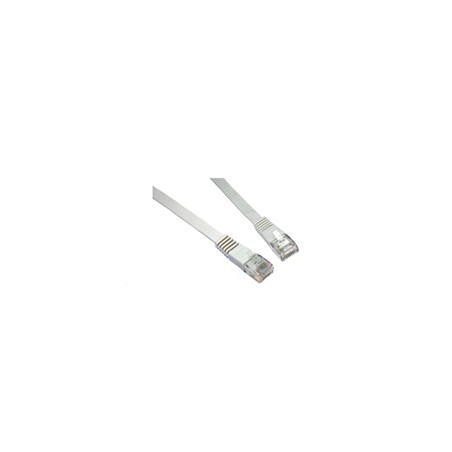 Solarix - patch kabel plochý CAT6 UTP LSOH 7m šedý