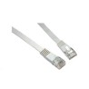 Solarix - patch kabel plochý CAT6 UTP LSOH 7m šedý