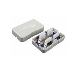 Solarix - spojovací box CAT6 UTP 8p8c LSA+/Krone