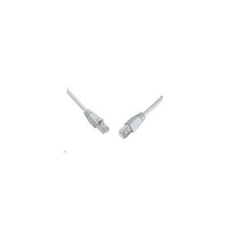 Solarix - patch kabel CAT5E SFTP PVC 2m šedý snag proof