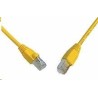 Solarix - patch kabel CAT5E SFTP PVC 10m žlutý