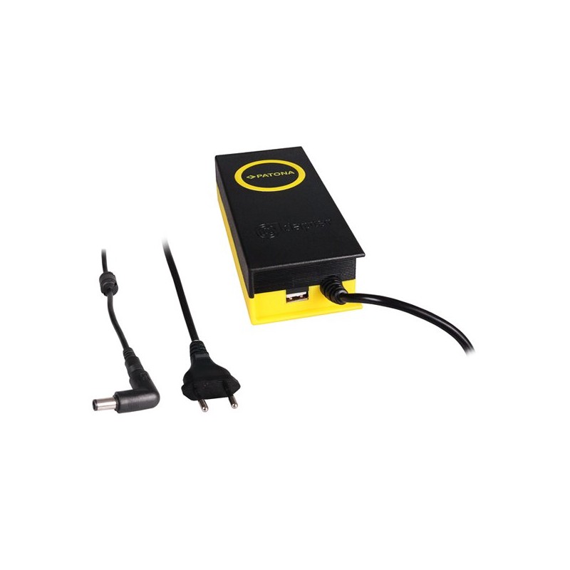 PATONA napájecí adaptér k ntb/ 19,5V/4,7A 90W/ konektor 7,4x5mm+PIN/ + výstup USB