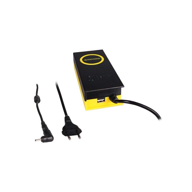 PATONA napájecí adaptér k ntb/ 19V/4,7A 90W/ konektor 3x1,1mm/ + výstup USB