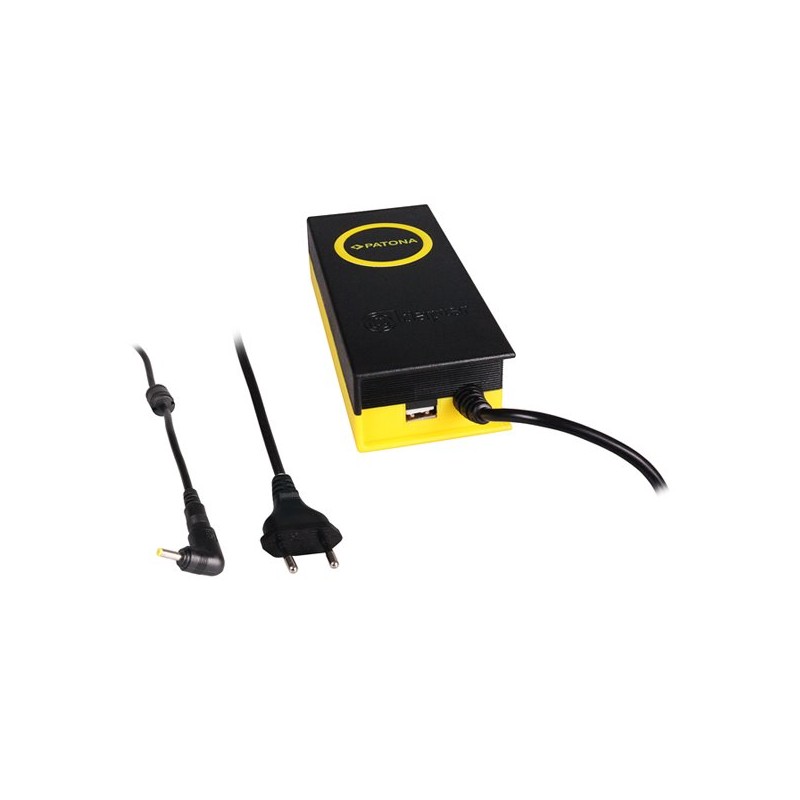 PATONA napájecí adaptér k ntb/ 19,5V/4,7A 90W/ konektor 4x1,7mm/ + výstup USB/ délka kabelu 2,4 m