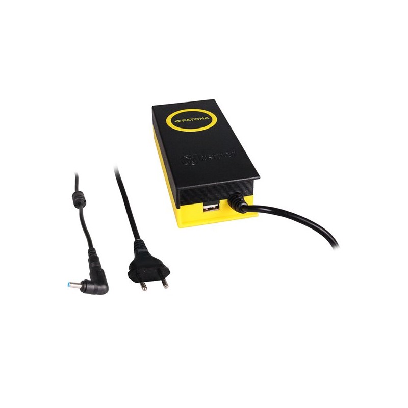 PATONA napájecí adaptér k ntb/ 19V/4,7A 90W/ konektor 4,5x3mm/ + výstup USB/ délka kabelu 2,4 m