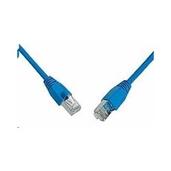 Solarix - patch kabel CAT5E SFTP PVC 15m modrý