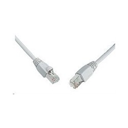 Solarix - patch kabel CAT5E SFTP PVC 15m šedý snag proof
