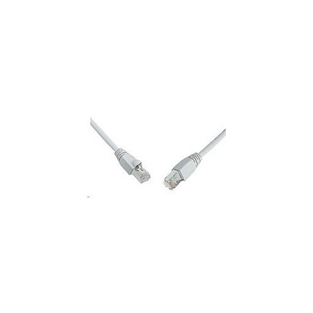 Solarix - patch kabel CAT5E SFTP PVC 15m šedý snag proof