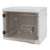 Triton 19' rozvaděč jednodílný 9U/500mm vylamovací otvor pro ventilátor RAL7035