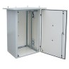 Solarix - rack termoizolovaný LC-07, 15U 700x400, RAL 7035 s vent. pravá bočnice