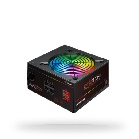 CHIEFTEC zdroj CTG-650C-RGB / Photon Series / 650W / 120mm fan / akt. PFC / modulární kabeláž / 80PLUS Bronze