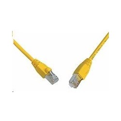 Solarix - patch kabel CAT5E SFTP PVC 15m žlutý