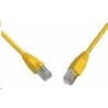 Solarix - patch kabel CAT5E SFTP PVC 15m žlutý