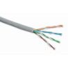 Solarix - instalační kabel FTP, Cat5E, drát, PVC, cívka 500m